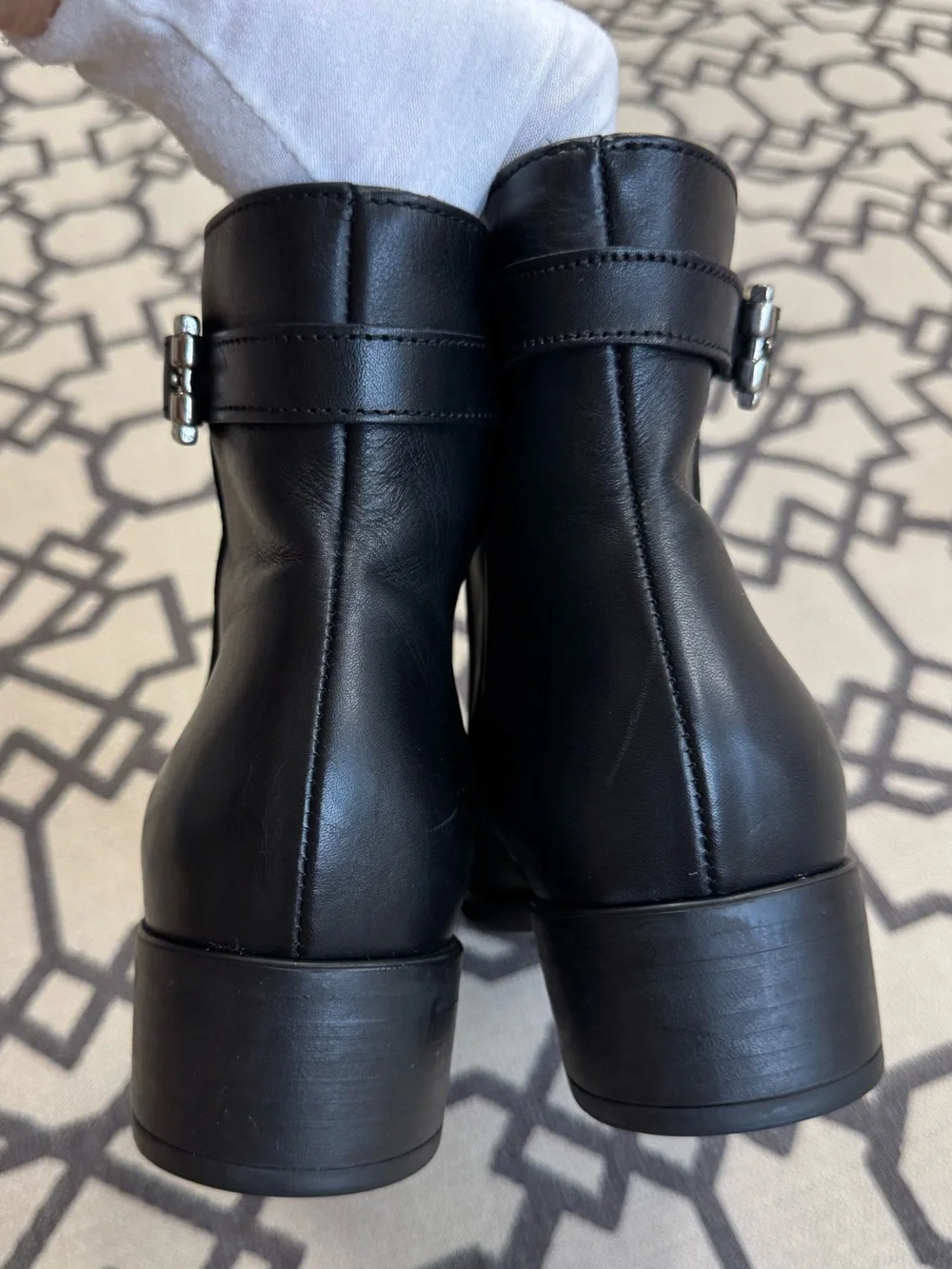 La Canadienne Shelby Black Waterproof Leather Ankle Boots Women’s US 8.5 M